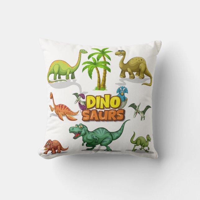 Le design coussin de Cute 3d Dinosaur (Recto)