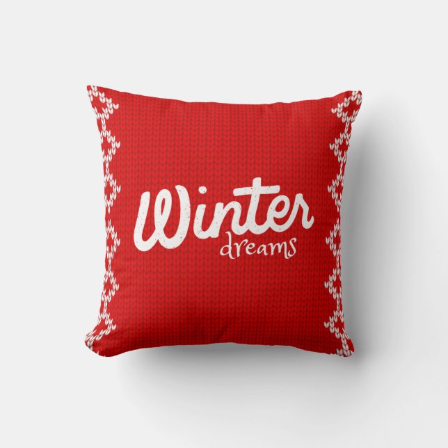 Le design coussin des rêves d'hiver (Recto)