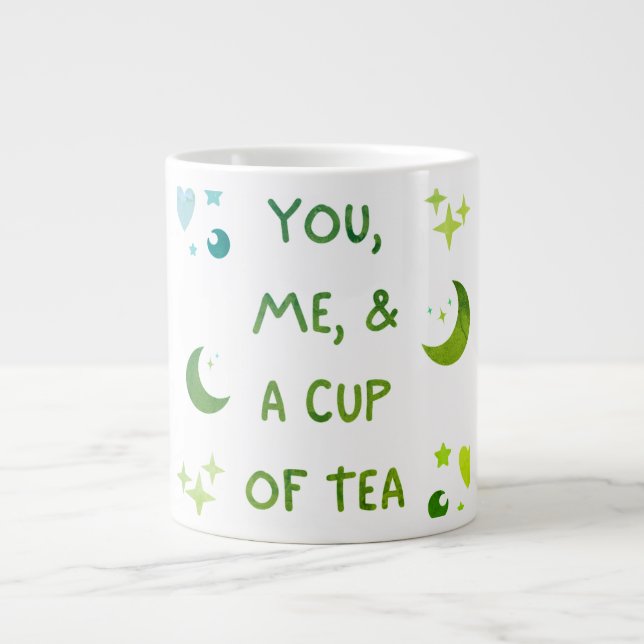 Le design de la tasse de thé vous et une tasse de  (Devant)