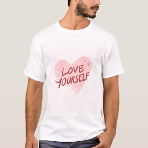 Le design de t-shirts de l'amour-propre