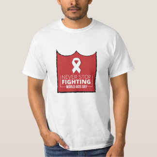 Le design de t-shirts du Sida