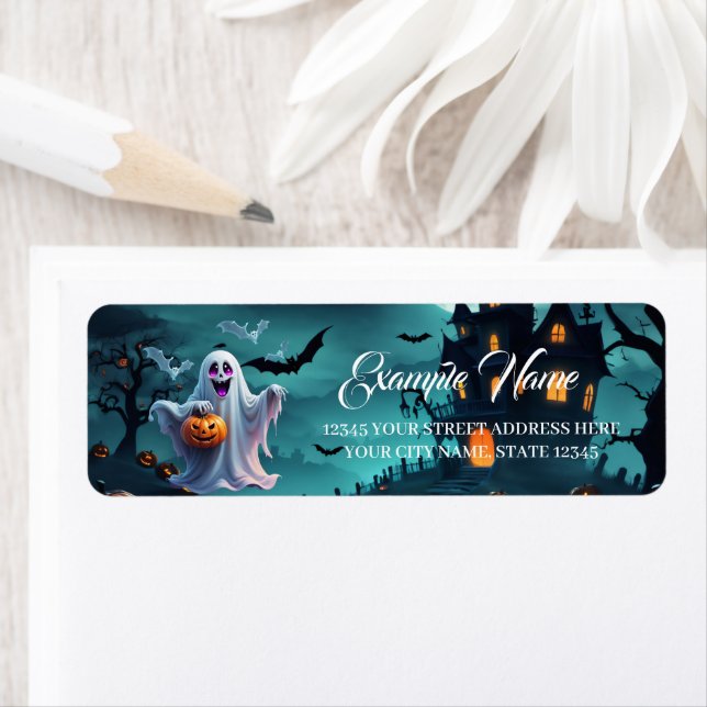 Le design enchanteur d'Halloween se transmet. (En situation)