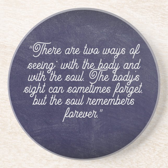 Le Dessous de verre de citation du comte de Monte  (Devant)