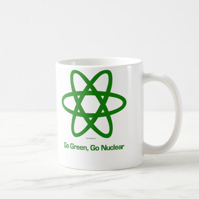 Le devenez écolo, disparaissent tasse nucléaire (Droite)