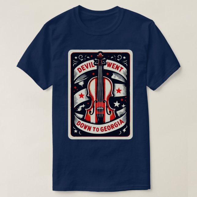 Le Diable Est Descendu À Georgia V2 TShirt (Design devant)