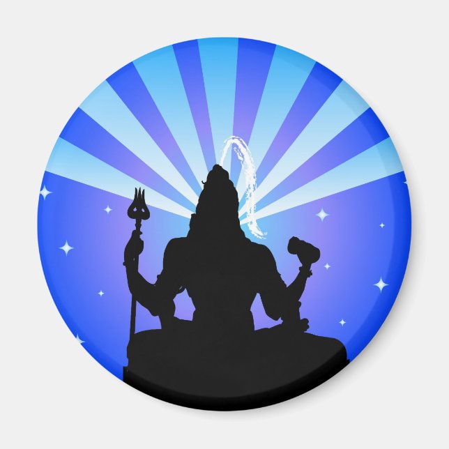 Le Dieu indien Shiva - Magnet (Devant)