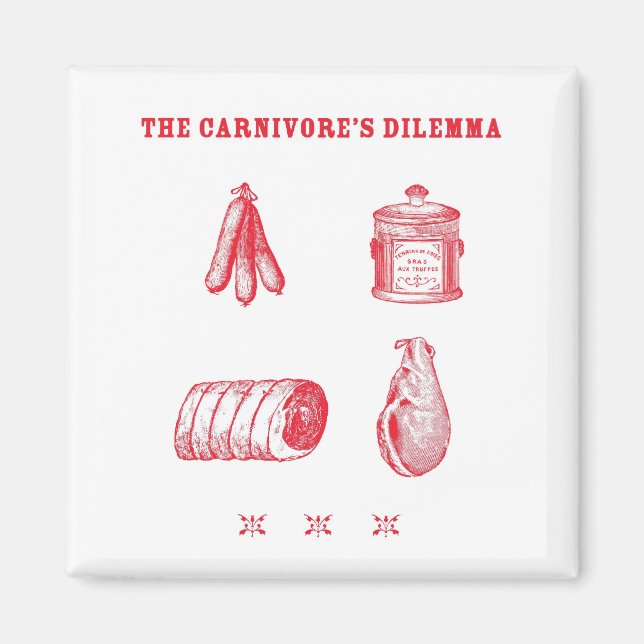 Le Dilemma Magnet du Carnivore (Devant)