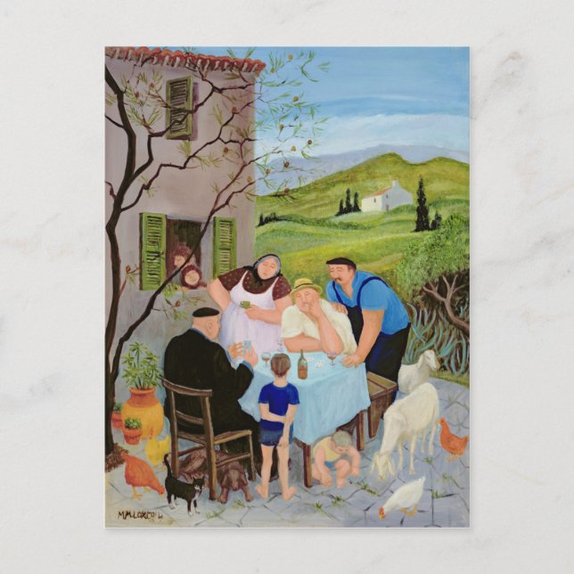 Le Dimanche Postcard (Front)