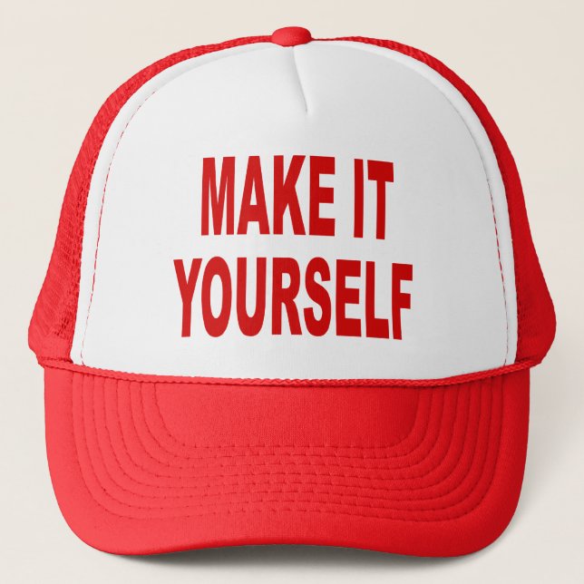 Le do-it-yourself lui font vous-même la casquette (Devant)