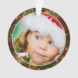 Le double a dégrossi ornement de Noël d'image et