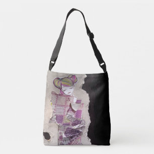 le double a dégrossi sac de collage d'art changé