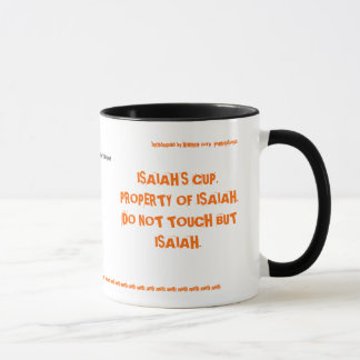 le double de la tasse d'Isaïe a dégrossi -