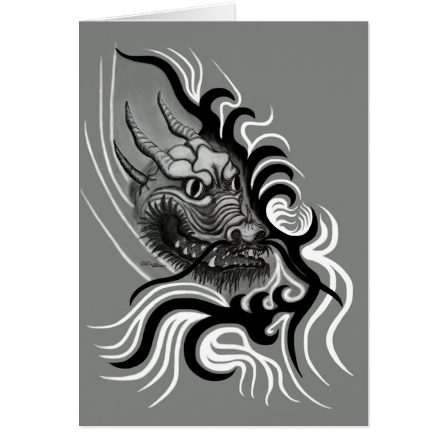 Le dragon chinois à la toiture de tatouage (Devant)