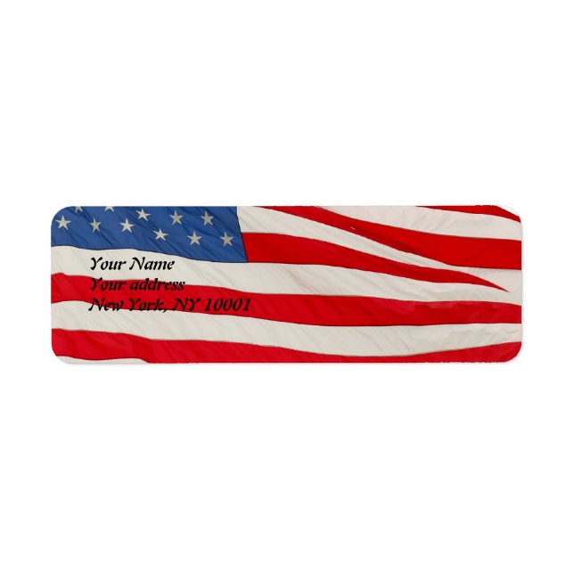 Le drapeau américain, États-Unis (Devant)