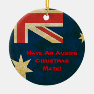 Le drapeau australien ont un ornement australien