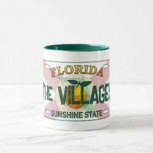 Le drapeau des Villages Floride tasse