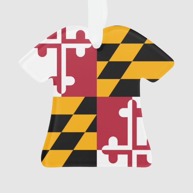 Le drapeau d'état du Maryland colore l'accent (devant)