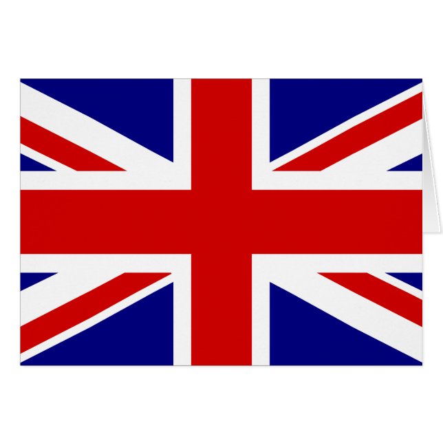 Le drapeau d'Union Jack (Devant horizontal)
