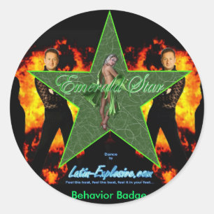 LE Emerald Star Behaviour Stickers