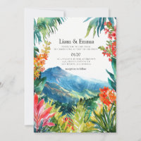 Le Faire-part de mariage de Maui Hawaii