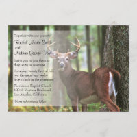Le faire-part de mariage d'un chasseur