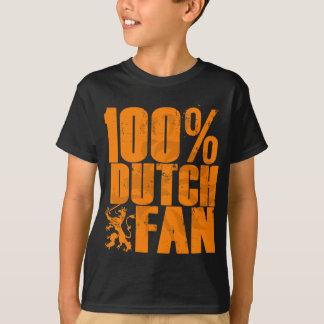 Le fan néerlandais de 100% badine le T-shirt