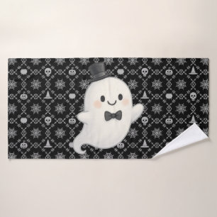 Le fantôme de dessin animé de Suave Halloween