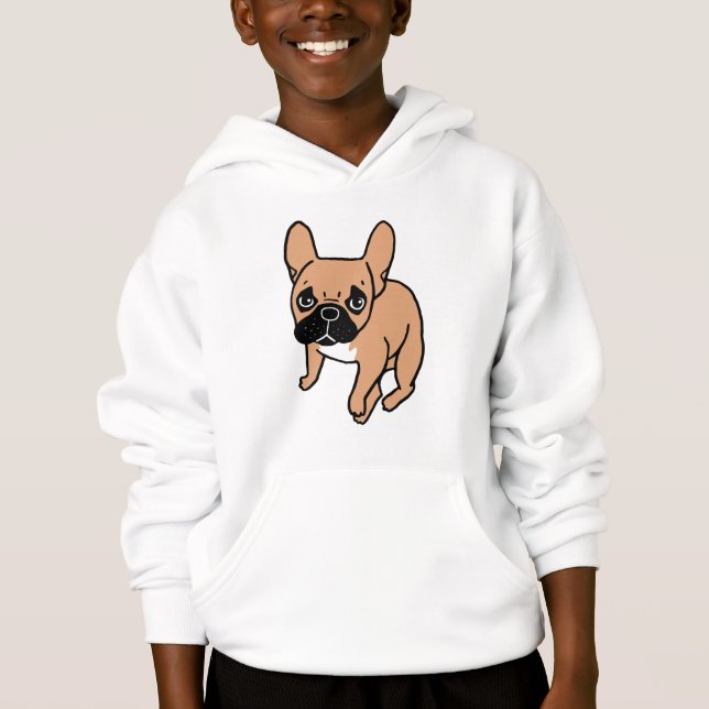Le faon noir mignon Frenchie de masque a besoin (Devant)