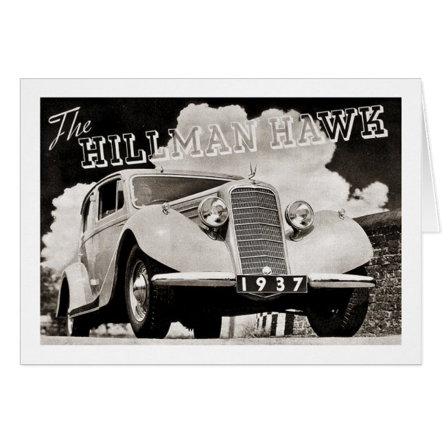 Le faucon 1937 de Hillman (Devant horizontal)