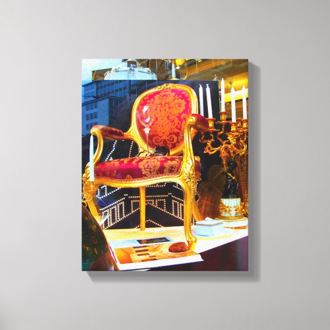 Le Fauteuil - 11x14 Wrapped Canvas / Chair (Front)