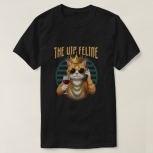 Le Félin VIP – T-Shirt de la Royauté Féline Drôle