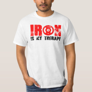 Le fer est mon thérapie T-Shirt de gym
