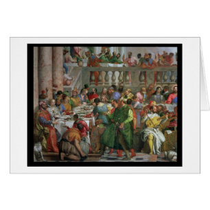 Le festin de mariage chez Cana, détail de régale