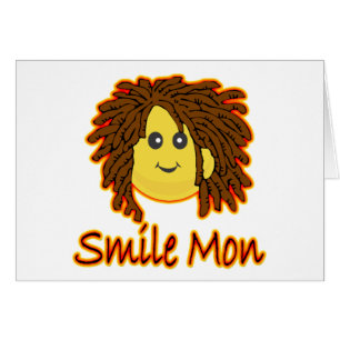 Le feu Rasta de lundi de sourire font face