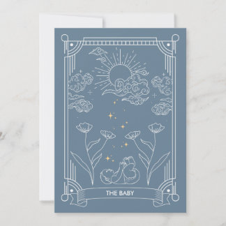 Le Fils | Invitation Baby shower Tarot