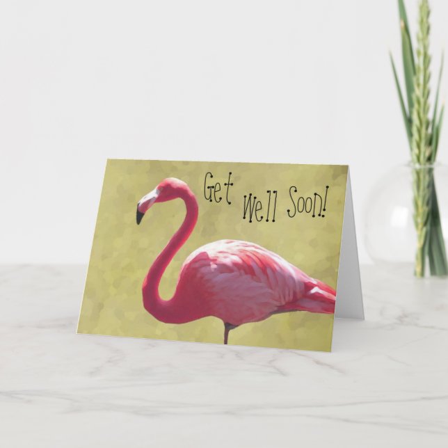 Le Flamant rose obtiennent bientôt la carte bonne (Devant)