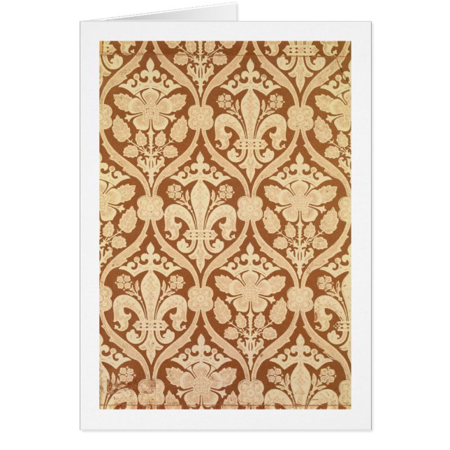 Le "Fleur-De-Lis", papier peint de reproduction a (Devant)