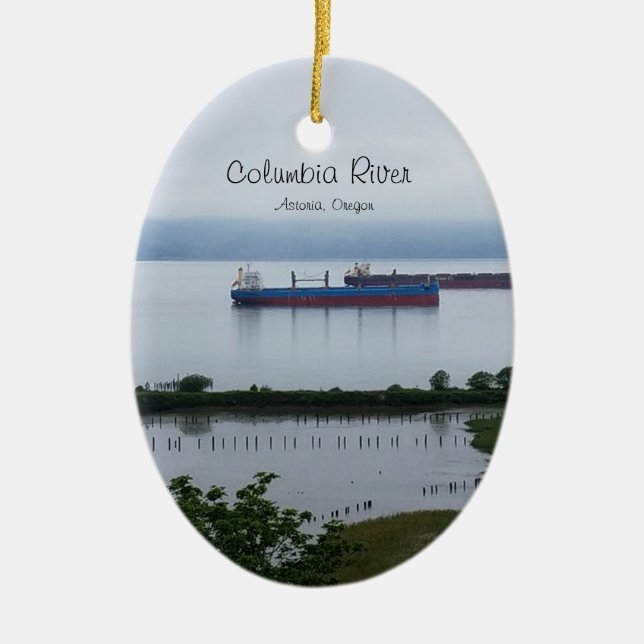 Le fleuve Columbia en ornement d'Astoria Orégon (Devant)