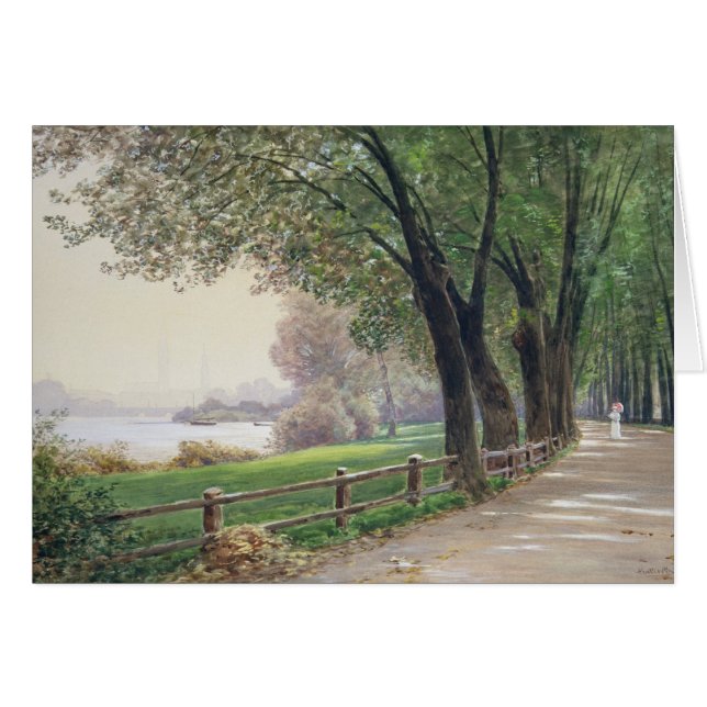 Le Fontenay à Hambourg (Devant horizontal)