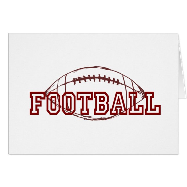 Le football (Devant horizontal)