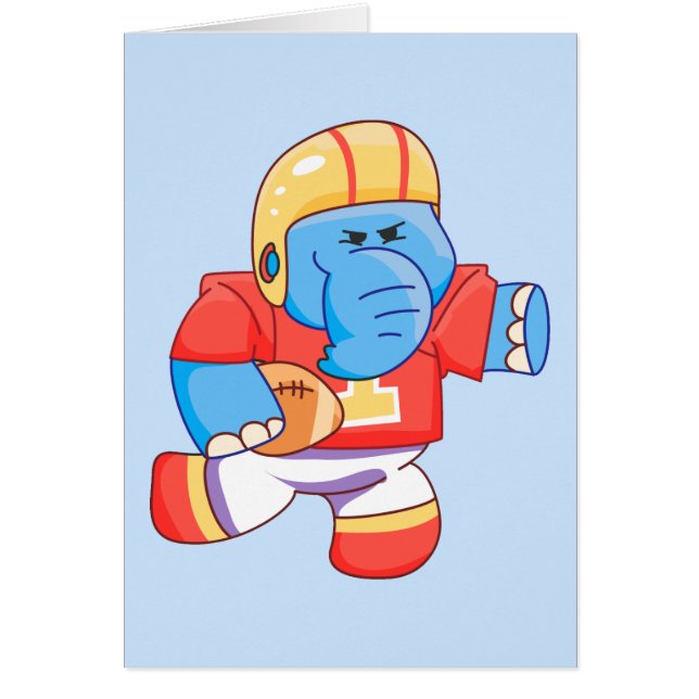 Le football bleu d'éléphant de Lil (Devant)