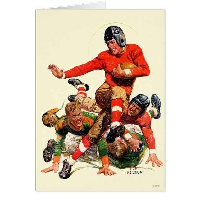 Le football d'université (Devant)