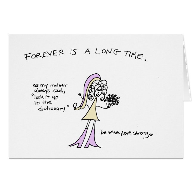 Le Forever est une carte de Crazyhair de long (Devant horizontal)