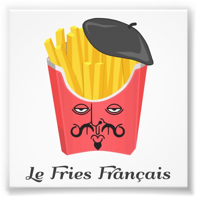 Le French Fries from France Photo Print (Front)