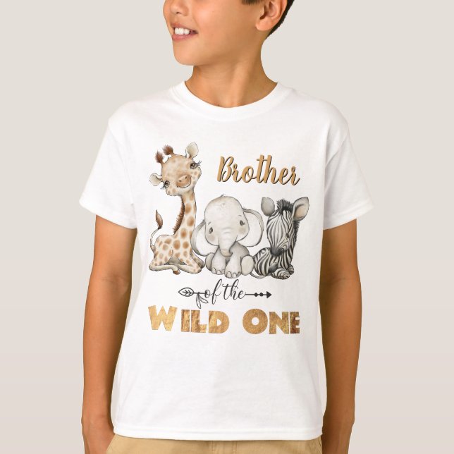 Le frère du T-shirt un sauvage (Devant)