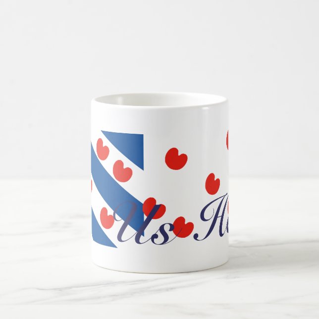 Le Frisian nous marquent tasse de Heit (Centre)