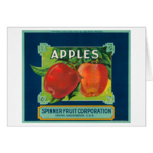 Le fruit Apple de fileur marquent - Yakima, WA