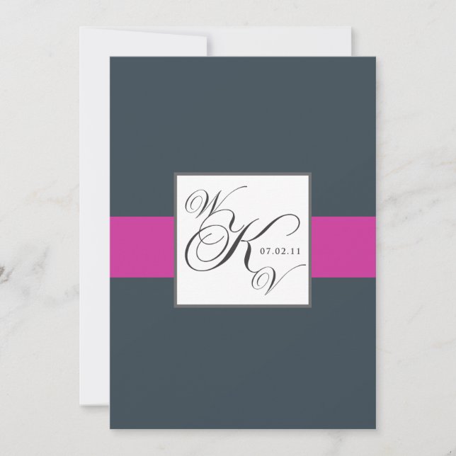 Le fusain Fuchsia monographie des invitations aux  (Devant)