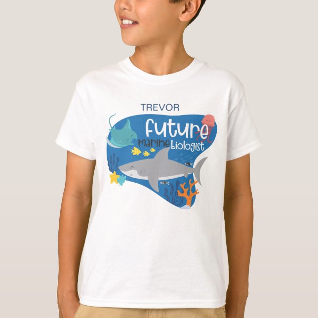 Le futur biologiste marin T-Shirt (Devant)