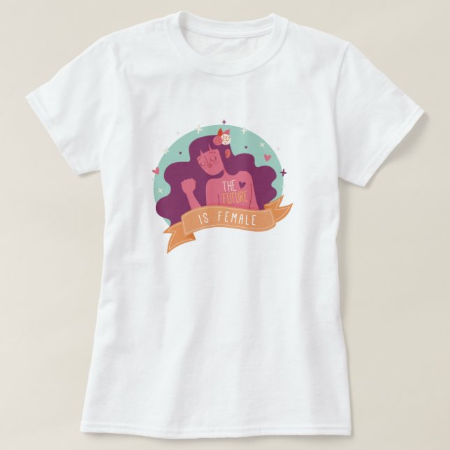 Le Futur est un T-Shirt Féminin (Design devant)